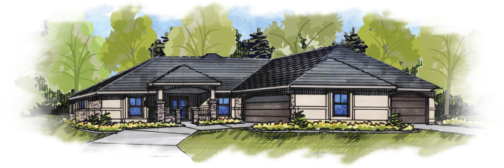 Plan 2128 Home Elevation - Buster Built Homes