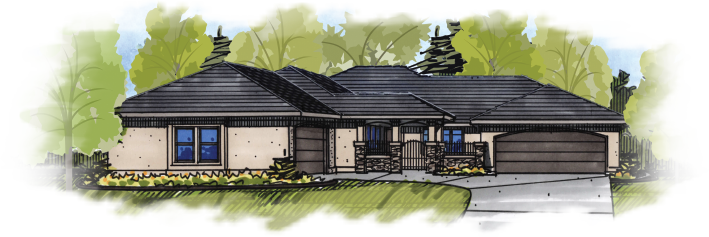 2483-elevation Plan 2483 Home Elevation - Buster Built Homes