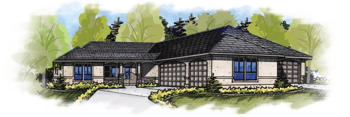 3001-elevation Plan 3001 Home Elevation - Buster Built Homes